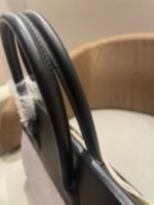 wholesale quality hermes birkin 25 swift pink black toile quadrille ghw